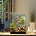 thumbnail image 5 of Fish Feeder Set, Fish Tank Feeding Supplies, Fish Feeder with Cleaning Brush, Automatic Timer, Durable Plastic Design, for Ornamental Fish Tanks, Easy Feeding Solution, Fish UKHBMC, 5 of 9