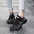 thumbnail image 5 of NOKIO Fashion Sneakers for Women Breathable 𝖫a𝖼e Up Tennis Shoes with Flexible Cushioning Sole, Comfortable Outdoor Running Shoes Non-S𝗅ip Athlet𝗂c Shoes for Summer and Autumn, 5 of 9
