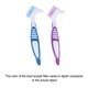 thumbnail image 2 of Vogacara Cepillo de limpieza para dentaduras postizas, cepillo de limpieza para dentaduras postizas de doble cabezal, apto para personas cuidado de los oídos, 2 of 6