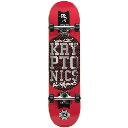 UPC: 0085955117485 | Kryptonics POP series Complete Skateboard (31 x 7.75 ) Red