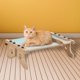 thumbnail image 1 of Hamaca de percha para ventana de gato de doble propósito, cama de gato de asiento duradero, estante resistente lavable ajustable, estable para gatos gris azul Yinane Percha para ventana de gato, 1 of 8