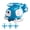 Blue, variant on YIFAEUX Helicopter Toy Pull String Launcher Kids Easy to Fly Flying Disc Yard Toys Kids Indoor Outdoor Colorful Flying Disc Helicopter Toy