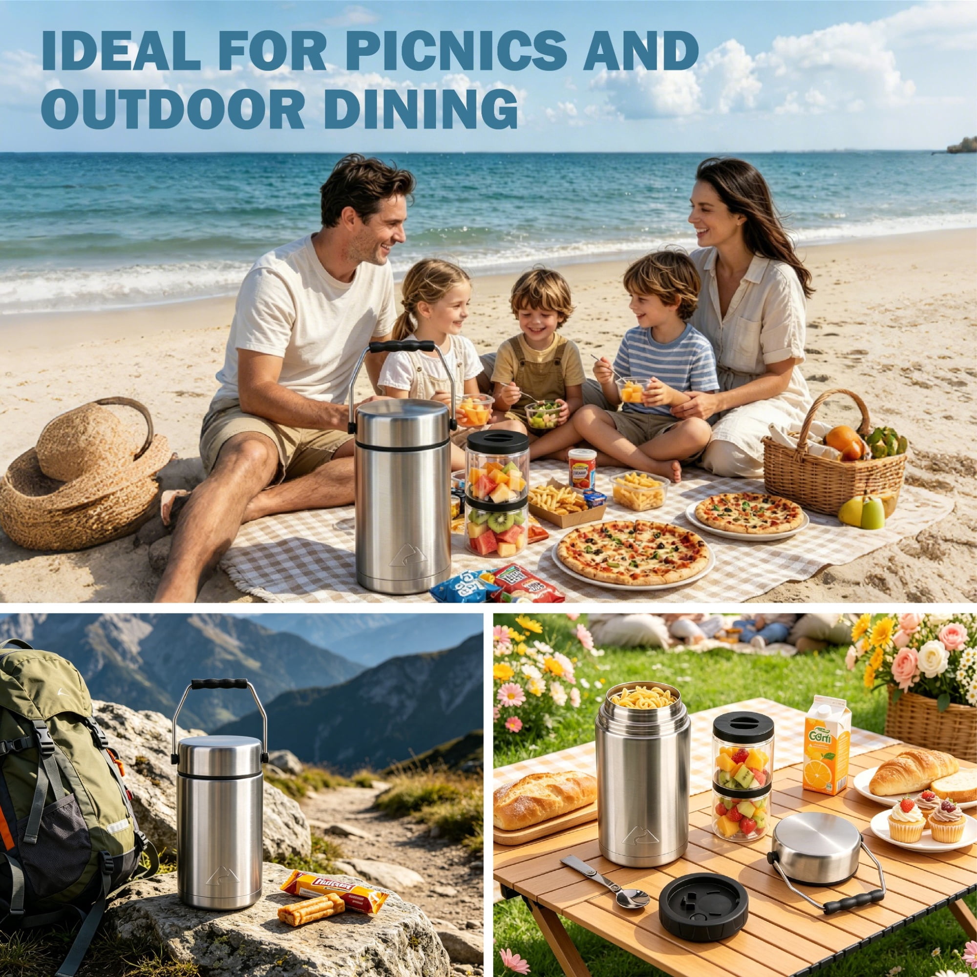 Ozark Trail 47 oz Stainless Steel Insulated Food Jar