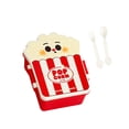 thumbnail image 4 of , caja de bento, lindo fugas prácticas prácticas fáciles de limpiar de almacenamiento de alimentos contenedor de comidas para viajes de picnic Palomitas, 4 of 8