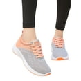 thumbnail image 3 of Fangasis Women Sneakers Non-Slip Athletic Shoes Sport Running Shoe Walking Breathable Flats Orange 9, 3 of 6