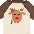 thumbnail image 4 of Inktastic girl reindeer Boys or Girls Long Sleeve Baby Bodysuit, 4 of 5