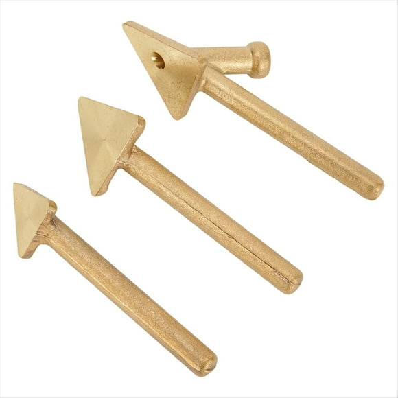 3 Puntas de Soldador de Hierro y Plástico, Puntas de Repuesto para Soldador, Reparación de Cobre, Cabezal Alisador Triangular
