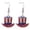 B, variant on Acrylic Star Stud Earrings with Patriotic Theme,Festive Design for Fourth of July Celebrations,Lightweight Comfortable Fit for Extended Wear,Great for Outdoor Events and Barbecues