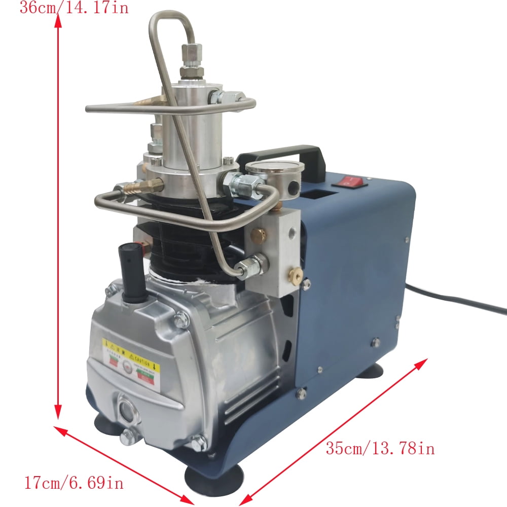 High Pressure Electric Air Pump Air Compressor with Water Cooling with Intelligent Digital Version 110V 30MPA for Equipment High Pressure Inflation