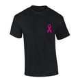 thumbnail image 2 of Men's Breast Cancer Awareness Tshirt Distressed Flag In October We Wear Pink Patriotic Short Sleeve T-shirt Graphic Tee-Black-5xl, 2 of 4