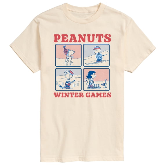 Peanuts - Peanuts Winter Games - Men's Short Sleeve Graphic T-Shirt