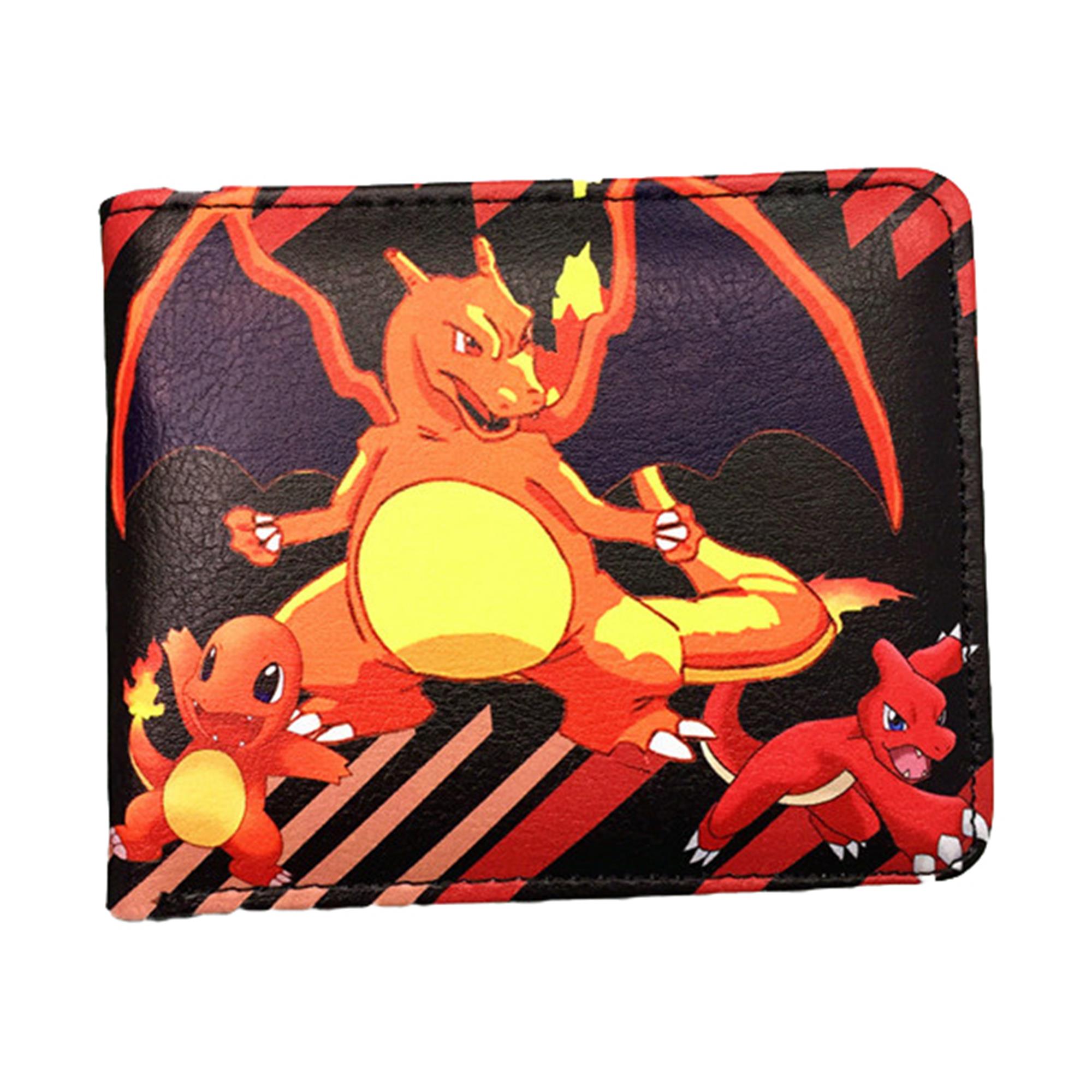 20" box fan Anime Pokemon Charizard Mens Boys Wallet w/Gift box By Superheroes