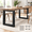 U-shaped-16 x 17.7 IN, variant on U-shaped 28 x 24 IN Metal Industrial Furniture Heavy Duty Steel Table Desk Base