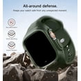 thumbnail image 6 of SURITCH Sport Band with Case for Apple Watch Ultra 3&2&1 49mm, Soft Silicone Shockproof Protective, Green, 6 of 11