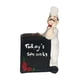 thumbnail image 3 of Estatua de chef, pequeña escultura, soporte para palillos de dientes, adorno creativo de mesa, figura decorativa para escritorio, hogar, restaurante, Estilo A, 3 of 8