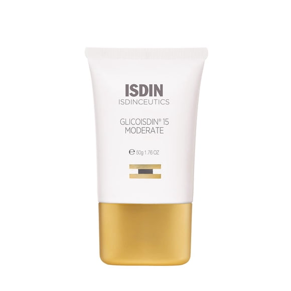 ISDIN Isdinceutics glicoisdin 15 moderate, gel facial con efecto peeling, con acido glicolico y aloe vera, hidratacion y elasticidad para tu piel, 50ml