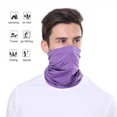 thumbnail image 4 of Silk Scarf Unisex Scarf Outdoor Sports Bicycle Headband Bike Cycling Neck Tube Warmer Riding Bandanas Face Mask (3 Blue), 4 of 7