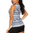 thumbnail image 3 of Fotbe Sea Underwater Turtles Womens Loose Fit Casual Flowy Slim-Fit Tank Tops Athletic Round Neck Trendy Sleeveless Summer Tops for Gym and Yoga-, 3 of 9