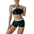 thumbnail image 2 of Traje de baño de una pieza, conjunto de bikini deportivo para mujer Traje de baño de una pieza deportivo Conjunto de bikini deportivo Durabilidad extendida, 2 of 7
