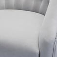 thumbnail image 6 of Swivel Office Computer Chair Gold Base Extra Large Size Adjustable Adult Grey, 6 of 9