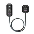 thumbnail image 2 of Binmer Rear Seat Expansion Car Bluetooth Charger With 1.5m Extension Cable 5-port Output 30W Ambient Light Suitable For Tablet Mobile Phone Vacuum Cleaner, 2 of 6