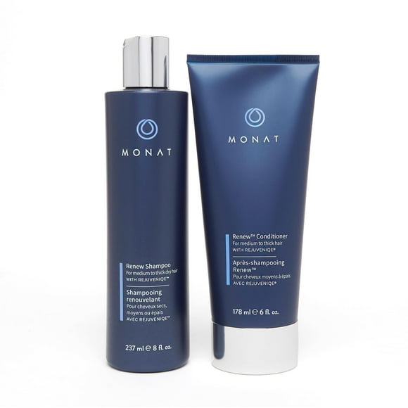 MONAT Renew Shampoo and Conditioner Set Infused with REJUVENIQE For Dry Medium to Thick Hair - Hydrating Hair Care | Sulfate-Free, Paraben-Free | Moisturizing & Nourishi