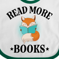 thumbnail image 4 of Inktastic Reading Group Fox Read More Books Boys or Girls Baby Bib, 4 of 4