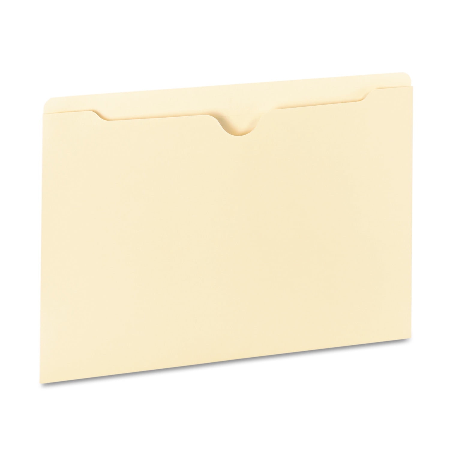 Deluxe Manila File Jackets With Reinforced Tabs, Straight Tab, Legal