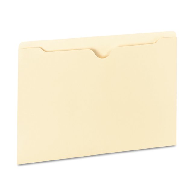 Deluxe Manila File Jackets With Reinforced Tabs, Straight Tab, Legal