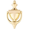 thumbnail image 2 of Baldwin 102031 Colonial Solid Brass Door Knocker, Non-Lacquered Brass, 2 of 2