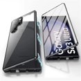 thumbnail image 1 of CaseCore Case for Samsung Galaxy S23 FE- Full Lens Protection 360 Metal Double-sided Glass Buckle Lock Magnetic Case (Black,S23 FE), 1 of 5