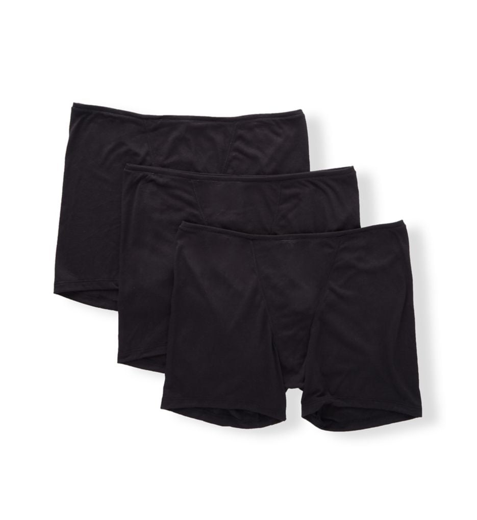 Men's Hanes 47HUBB Ultimate ComfortSoft Lounge Boxer 3 Pack (Black x3