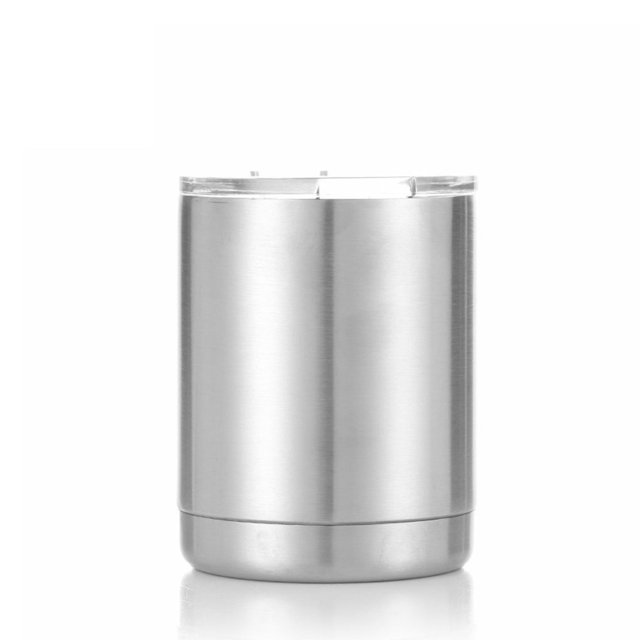Botella de agua con aislamiento de acero inoxidable, taza para beber en frío, portátil, para verano, para clima cálido, antideslizante, para Utensilios de cocina Plata, 20 onzas 7.5x7.5x12.5 cm Kearding HA8533-02B