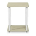 thumbnail image 2 of Furinno Simplistic Wooden Flat Top Home Decor End Tables, Cream (2 Pack), 2 of 4