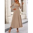 thumbnail image 3 of Conjunto de Vestido PRETTYGARDEN de Punto Acanalado con Top Corto y Falda Maxi Talla L, 3 of 7