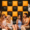 thumbnail image 3 of Kit decorativo de globos de pared Adorely, negro y naranja, 25 unidades, 3 of 7