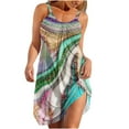 thumbnail image 2 of Cameland Robe d'Été Sans Manches Sexy Décontractée Dos Nu Mini Robe Verte TG, 2 of 5