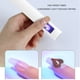 thumbnail image 4 of Luz de Unas de Gel de Mano, Lámparas uv para uñas de gel mini, lámpara de uñas uv de forma lineal, recargable por USB, Pequeña Pantalla Digital, Lámpara Portátil, 4 of 7
