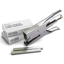 Officemate Plier Stapler with 10,000 Staples, Metal, Silver (97768)