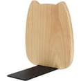 thumbnail image 3 of ABCISI Bookends for Shelves, Cat Shape Book Ends for Home Office School Library Kitchen, Cute Book Stopper, Beech Book Holder 1 Pair, 3 of 12