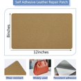 thumbnail image 2 of Kit de parches para reparar cuero Giftmeet 20 x 30 cm amarillo tierra, 2 of 6