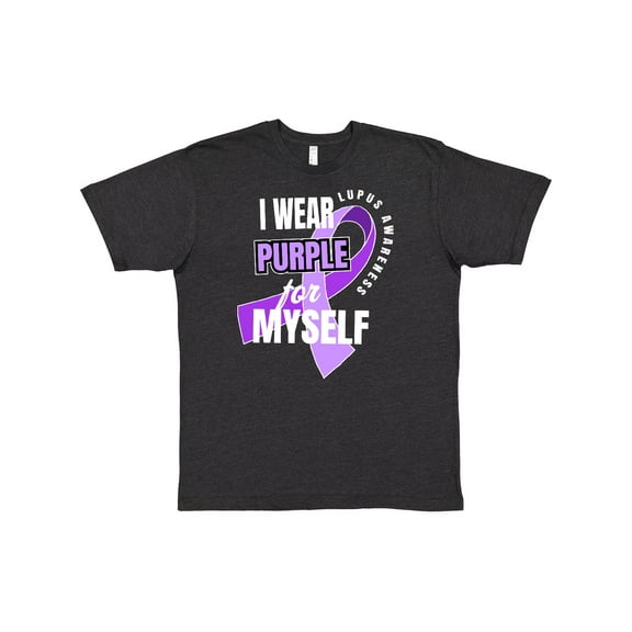 Inktastic I Wear Purple for Myself Lupus Awareness T-Shirt