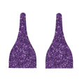 thumbnail image 3 of Picia Purple Glitter Printed Preemie Hats for Baby Girls Cotton Premature Knot Hats Newborn Hospital Cap Warm Knot Beanie Nicu for Preemie Girls and Boys, 3 of 6