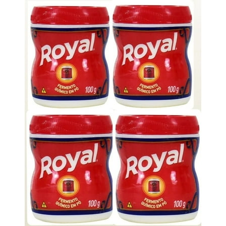 Royal Brazilian Baking Powder Pack of 4x100g  Baking Ingredient
