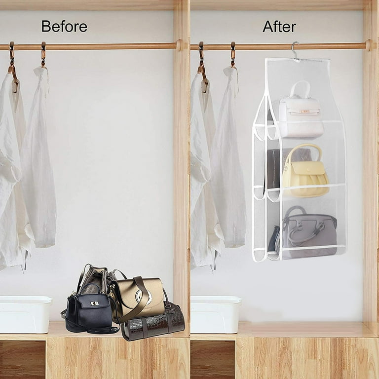 Hanging Closet Organizer For Clothes T Shirt Underwear Pants Organizer  Hanging Storage Bag Save Space Wardrobe Clothes Organizer - AliExpress