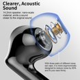 thumbnail image 2 of Auriculares inalámbricos Btootos Bluetooth 5.3 IP7 impermeables negros, 2 of 8
