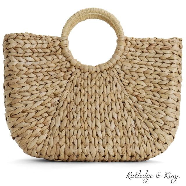 CHOK Riveria Straw Basket Purse - Straw Handbag