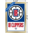 thumbnail image 3 of NBA LA Clippers - Logo 21 Wall Poster, 14.725" x 22.375", Framed, 3 of 3