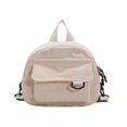 thumbnail image 1 of EIMELI Women Retro Corduroy Backpack Lady Soft Warm Solid Color Zipper Shoulder Bag, 1 of 9