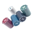 thumbnail image 2 of MasteelfCA 100Pcs Professional Bingo Chips Multi-function Counting Chips Interesting Casino Chips, 2 of 7